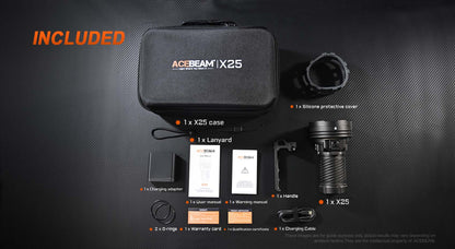 Acebeam X25 Powerful Flashlight - 22000 Lumens Flashlight Acebeam 