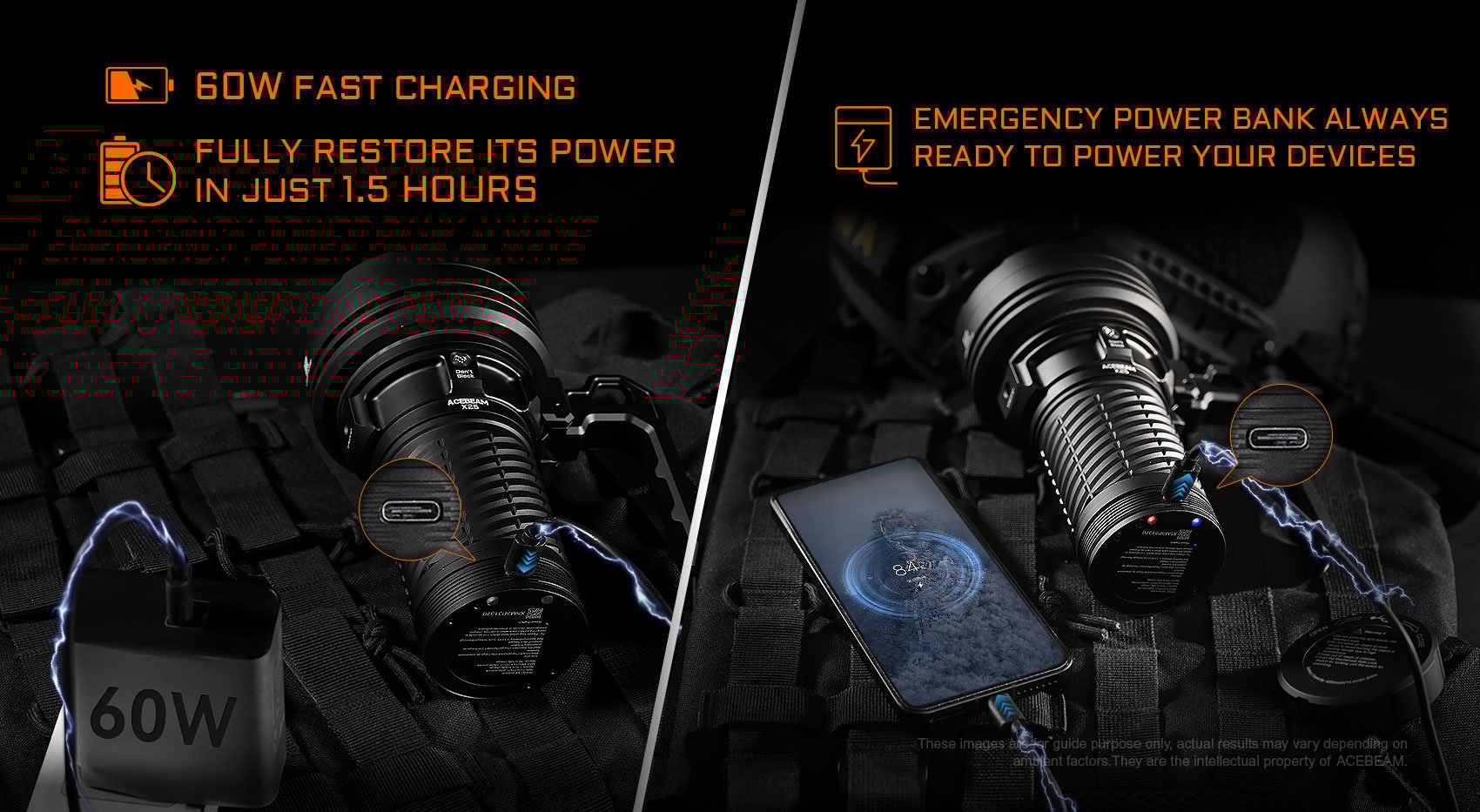 Acebeam X25 Powerful Flashlight - 22000 Lumens Flashlight Acebeam 
