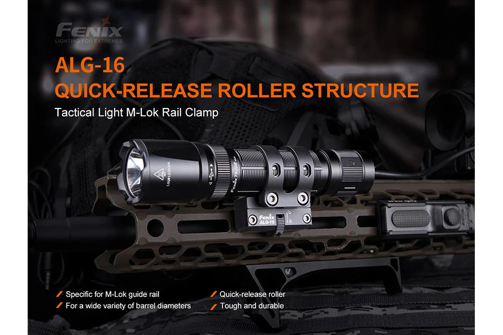 Fenix ALG-16 Tactical Light M-Lok Rail Mount Flashlight Fenix 