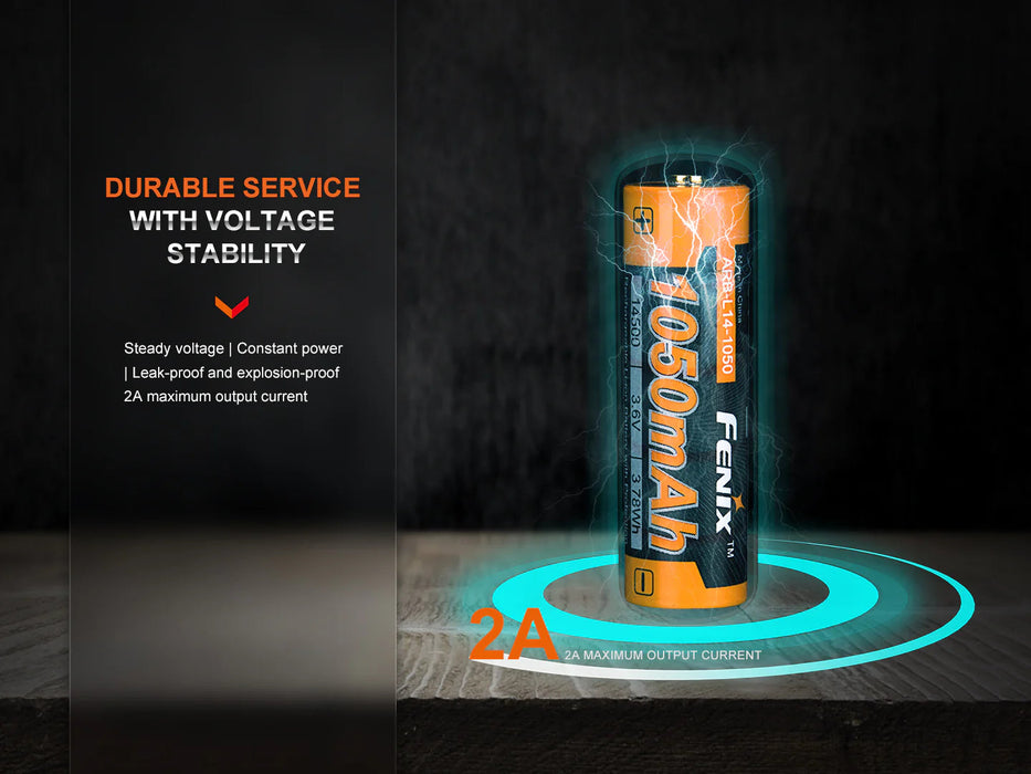 Fenix ARB-L14-1050 3.6V USB Rechargeable Li-ion AA Battery Battery Accessories Fenix 