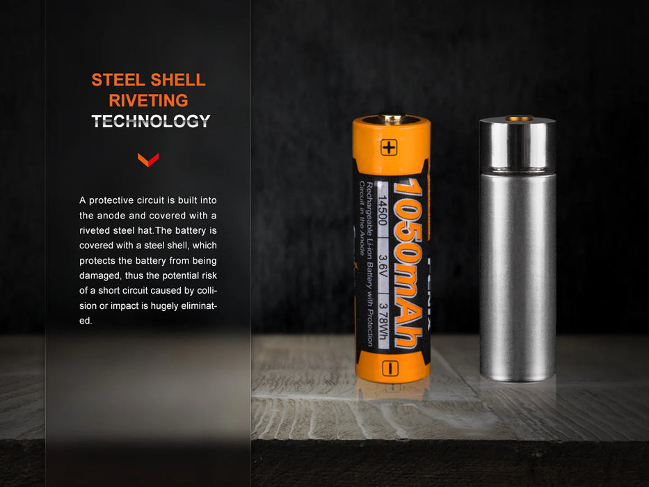Fenix ARB-L14-1050 3.6V USB Rechargeable Li-ion AA Battery Battery Accessories Fenix 