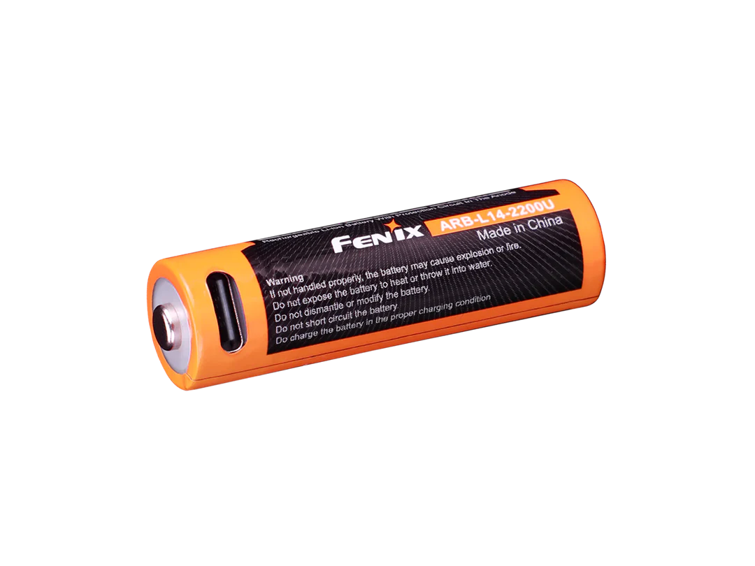 Fenix ARB-L14-2200U Li-ion AA Size USB-C Rechargeable Battery ***Will ship around December 18th*** Rechargeable Batteries Fenix 