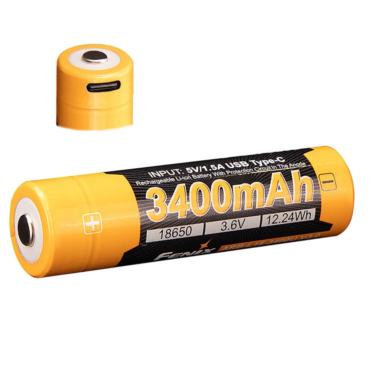 Fenix ARB-L18-3500U 18650 Li-ion USB Rechargeable Battery