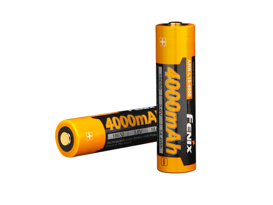 Fenix ARB-L18-4000 High-Capacity 18650 Battery - 4000mAh Rechargeable Batteries Fenix 
