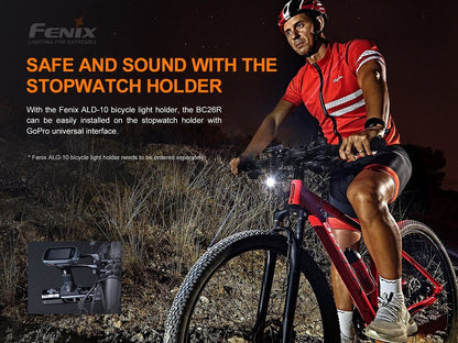 Fenix BC26R Ultra Bright Rechargeable Bicycle Light + BC05R V2.0 COMBO PACK