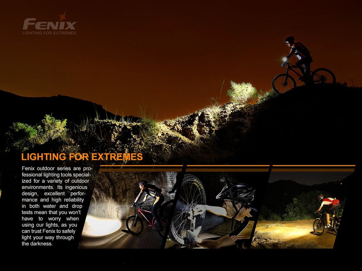 Fenix BC26R Ultra Bright Rechargeable Bicycle Light + BC05R V2.0 COMBO PACK