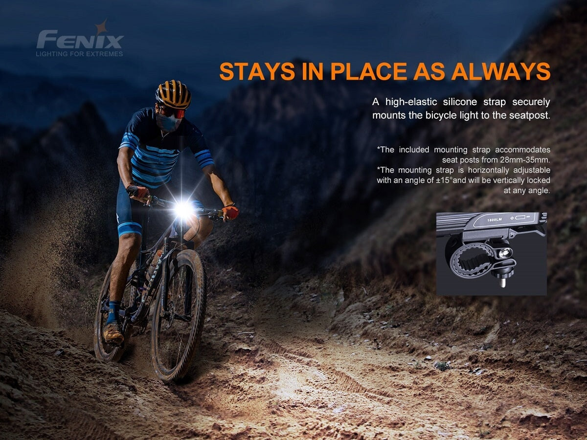 Fenix BC26R Ultra Bright Rechargeable Bicycle Light + BC05R V2.0 COMBO PACK
