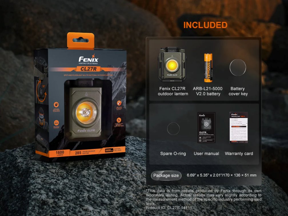 Fenix CL27R Multifunctional Outdoor Lantern *** Will ship on Sept. 13th*** Flashlight Fenix 