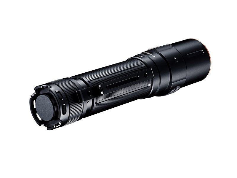 Fenix E28R V2 rechargeable EDC LED flashlight with 1700 lumens brightness for everyday carry, work, and outdoor lighting