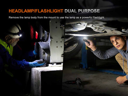 “Fenix HM61R V3.0 multifunctional rechargeable headlamp – High-output magnetic LED headlamp”