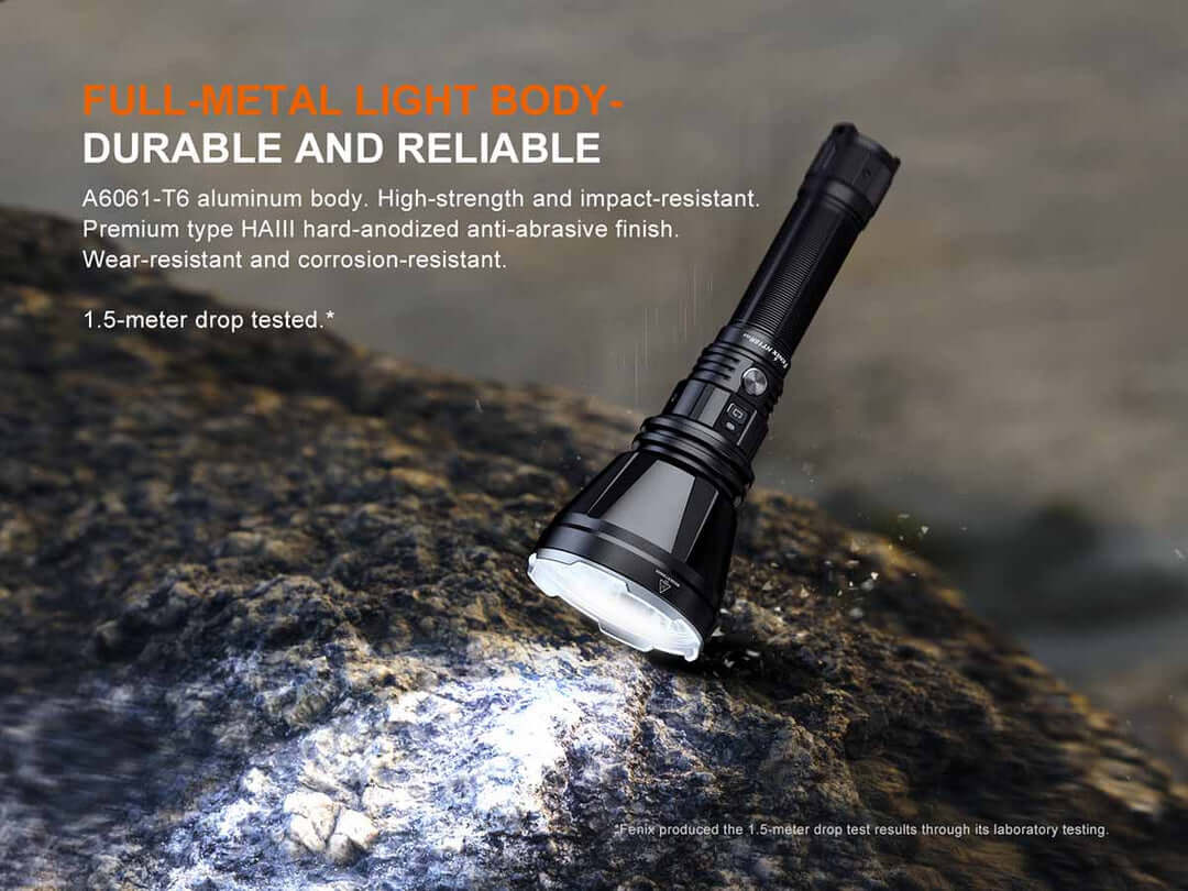 Fenix HT18R V2.0 LED Long-Range Rechargeable Flashlight