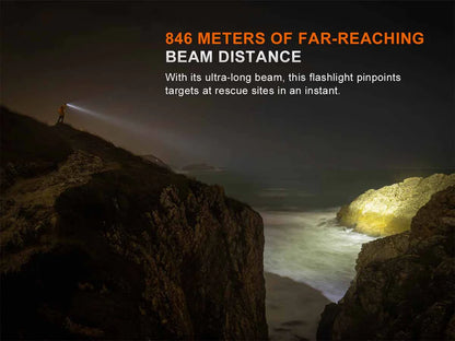 Fenix LR50R V2.0 – 18,000 Lumen High-Output Searchlight with UV &amp; Red Light