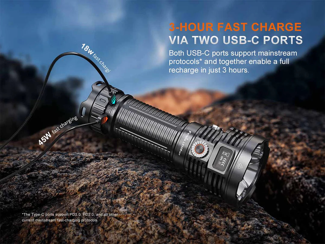 Fenix LR50R V2.0 – 18,000 Lumen High-Output Searchlight with UV &amp; Red Light