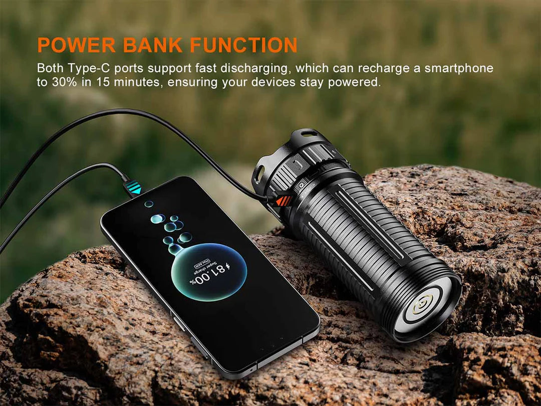 Fenix LR50R V2.0 – 18,000 Lumen High-Output Searchlight with UV &amp; Red Light