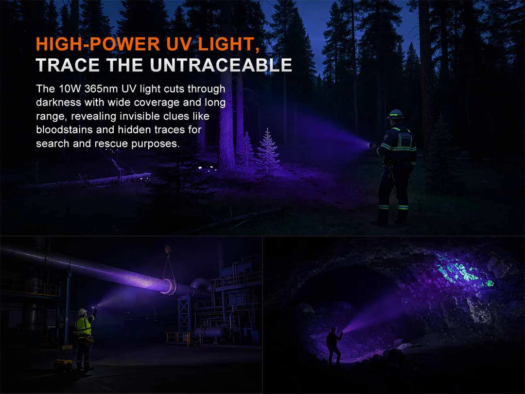 Fenix LR50R V2.0 – 18,000 Lumen High-Output Searchlight with UV &amp; Red Light