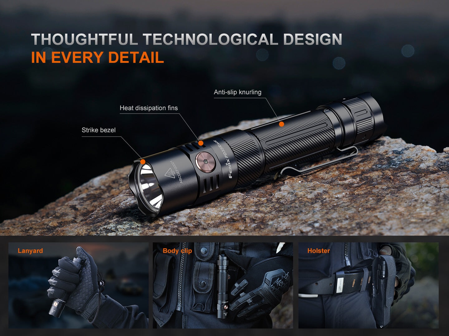 Fenix PD35R ACE Rechargeable Tactical Flashlight Flashlight Fenix 