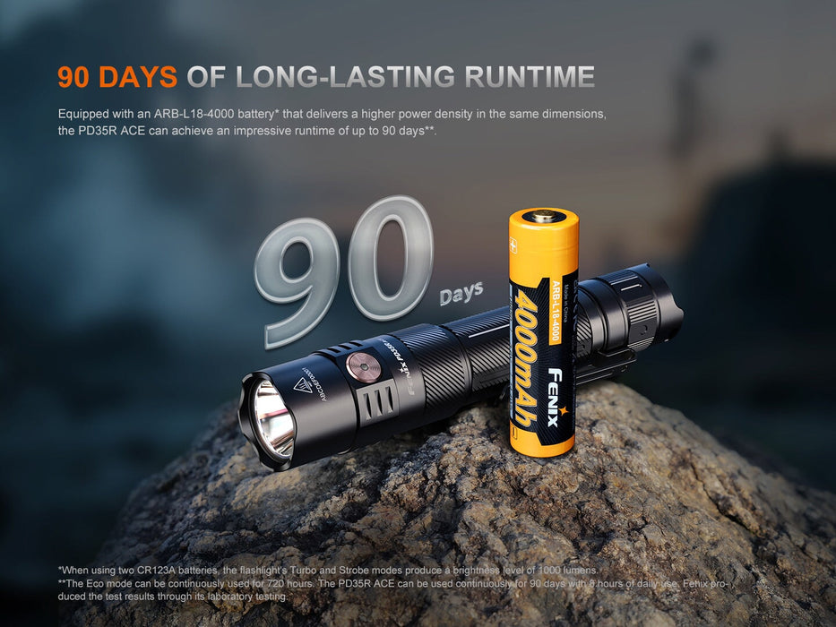 Fenix PD35R ACE Rechargeable Tactical Flashlight Flashlight Fenix 