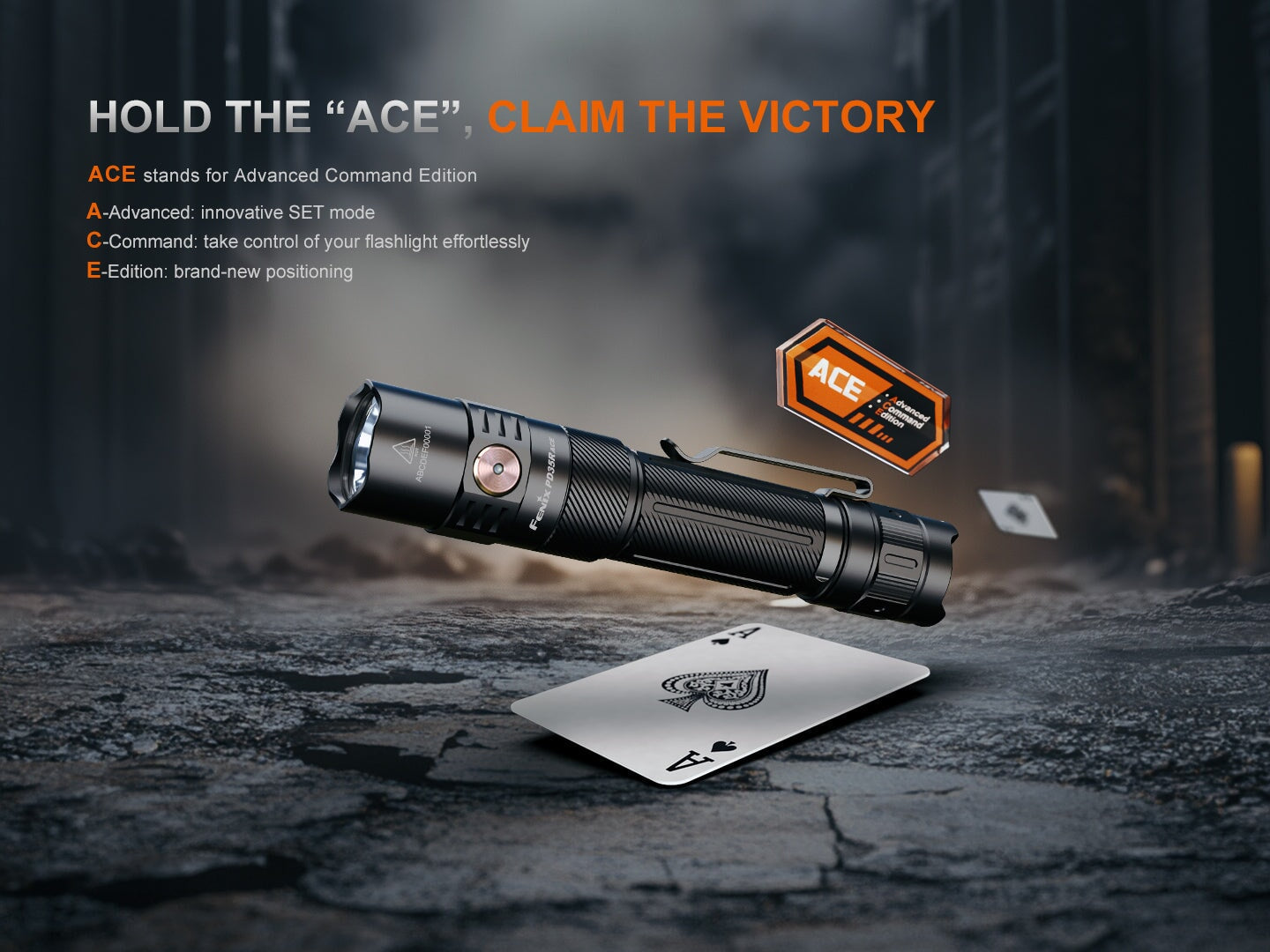 Fenix PD35R ACE Rechargeable Tactical Flashlight Flashlight Fenix 