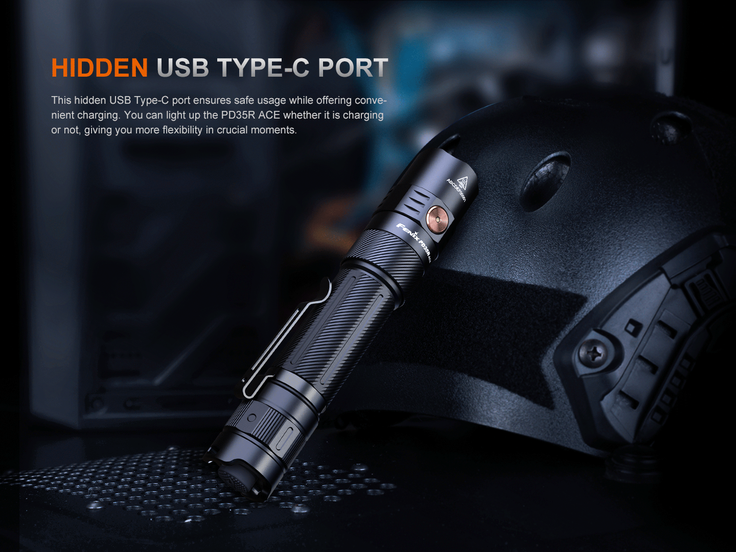 Fenix PD35R ACE Rechargeable Tactical Flashlight Flashlight Fenix 