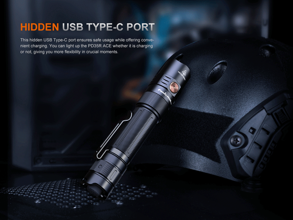 Fenix PD35R ACE Rechargeable Tactical Flashlight Flashlight Fenix 