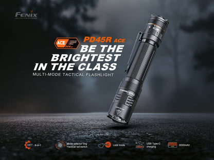 Fenix PD45R Rechargeable Tactical LED Flashlight Flashlight Fenix 