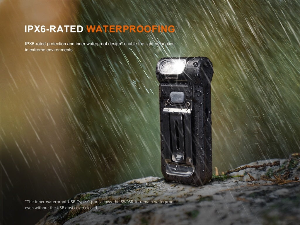 Fenix SW05R-RED - 150 lumens Red &amp; White Lights Flashlight ***Will ship around February 28th*** Flashlight Fenix 