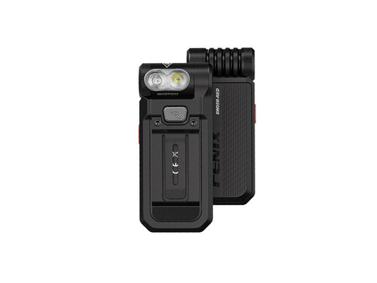 Fenix SW05R-RED dual red and white LED flashlight with 150 lumens brightness for camping, safety, and night vision use