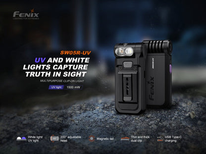 Fenix SW05R-UV - 150 lumens UV &amp; White Lights Flashlight ***Will ship around February 28th*** Flashlight Fenix 