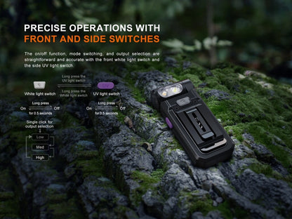 Fenix SW05R-UV - 150 lumens UV &amp; White Lights Flashlight ***Will ship around February 28th*** Flashlight Fenix 