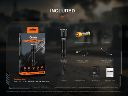 Fenix TK17 Dual Switch Tactical Flashlight Flashlight Fenix 