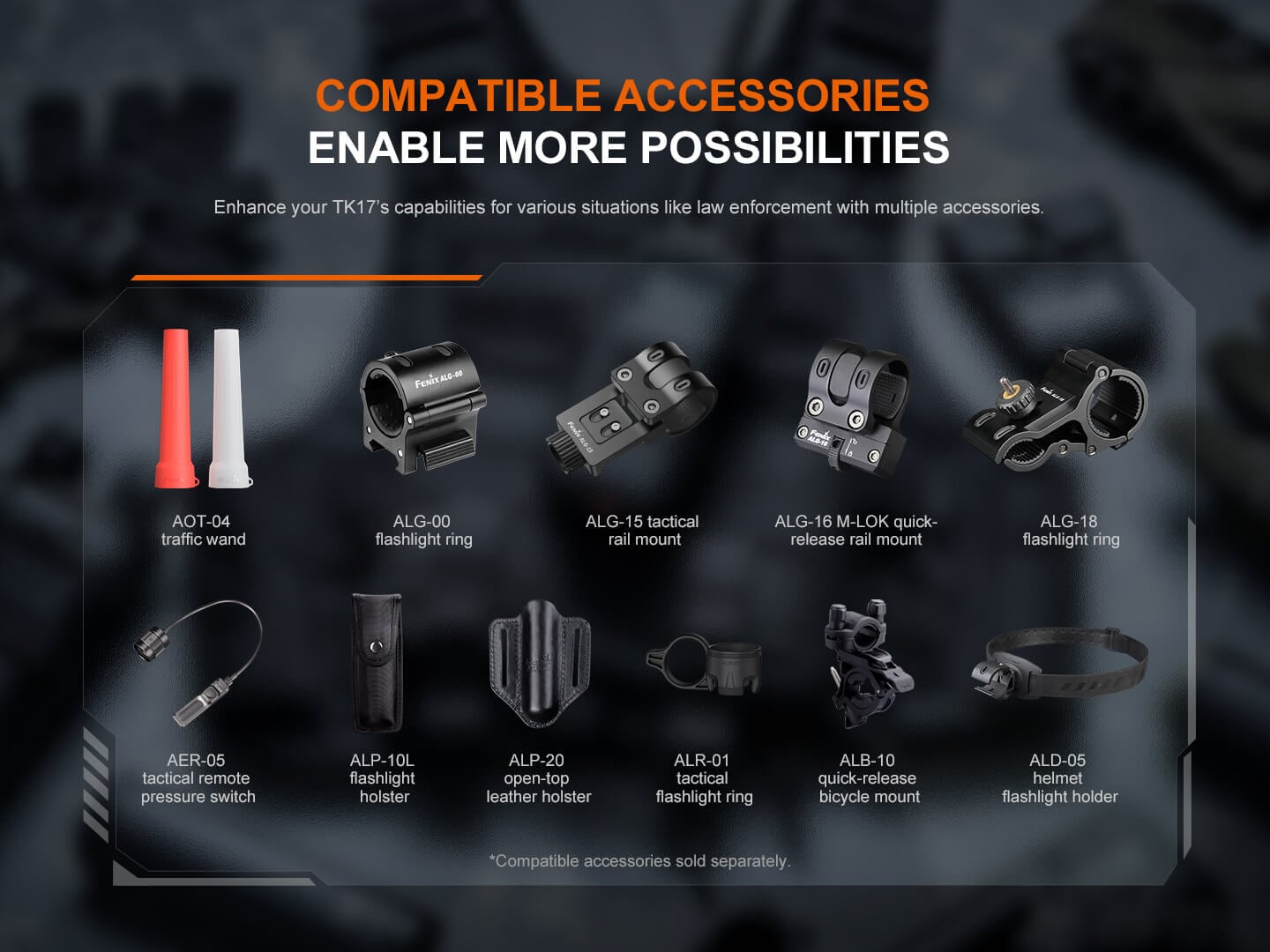 Fenix TK17 Dual Switch Tactical Flashlight Flashlight Fenix 