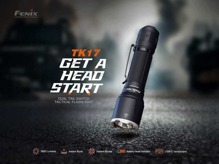 Fenix TK17 Dual Switch Tactical Flashlight Flashlight Fenix 