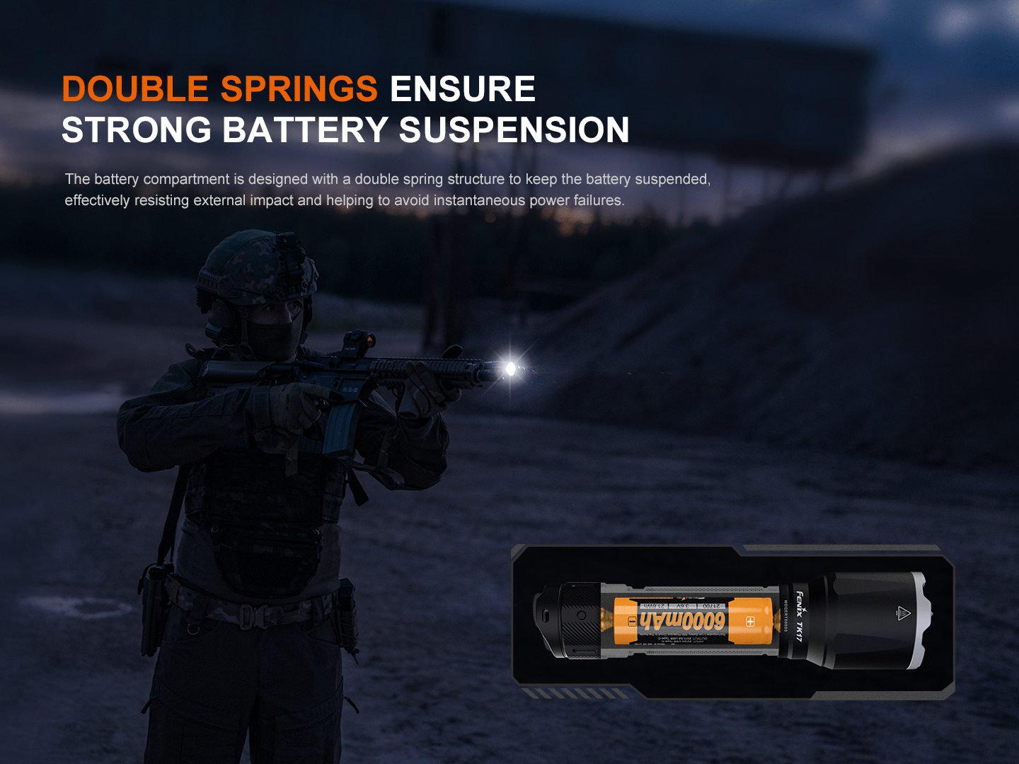 Fenix TK17 Dual Switch Tactical Flashlight Flashlight Fenix 