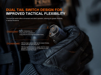 Fenix TK17 Dual Switch Tactical Flashlight Flashlight Fenix 