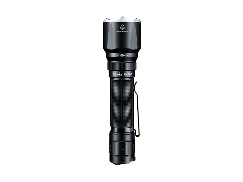 Fenix TK22R rechargeable tactical and duty LED flashlight with 3200 lumens brightness for law enforcement and outdoor use