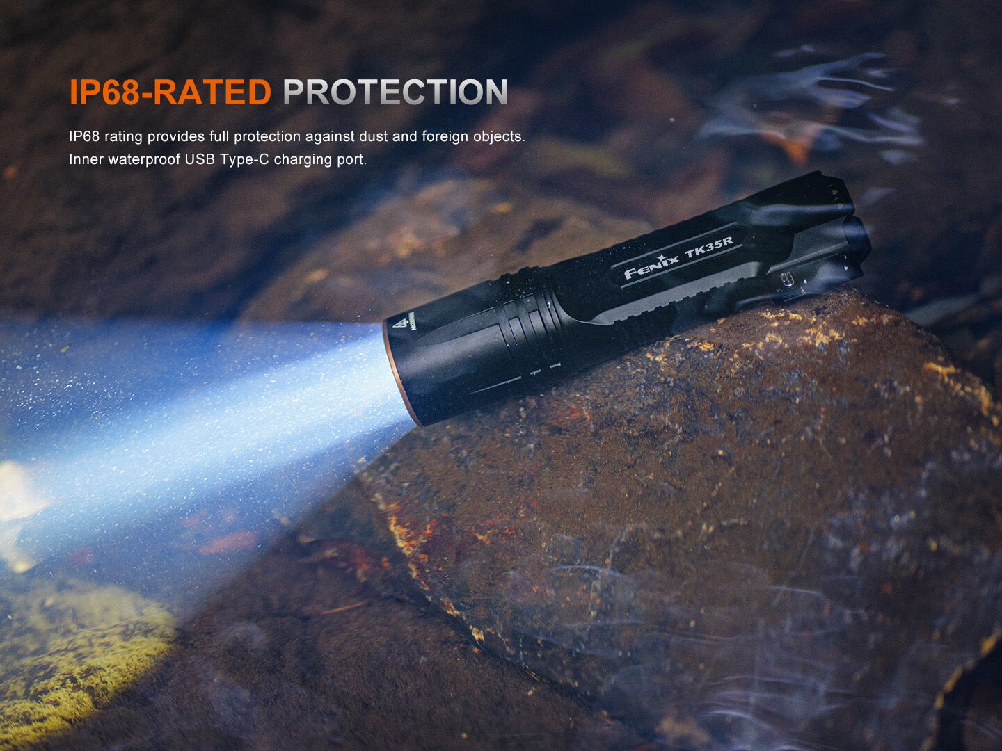 Fenix TK35R Rechargeable Tactical Flashlight Flashlight Fenix 