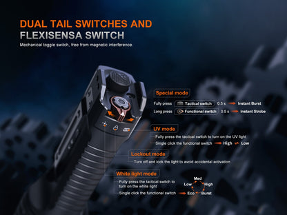 Fenix TK35R Rechargeable Tactical Flashlight Flashlight Fenix 