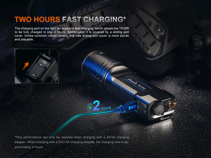 Fenix TK35R Rechargeable Tactical Flashlight Flashlight Fenix 