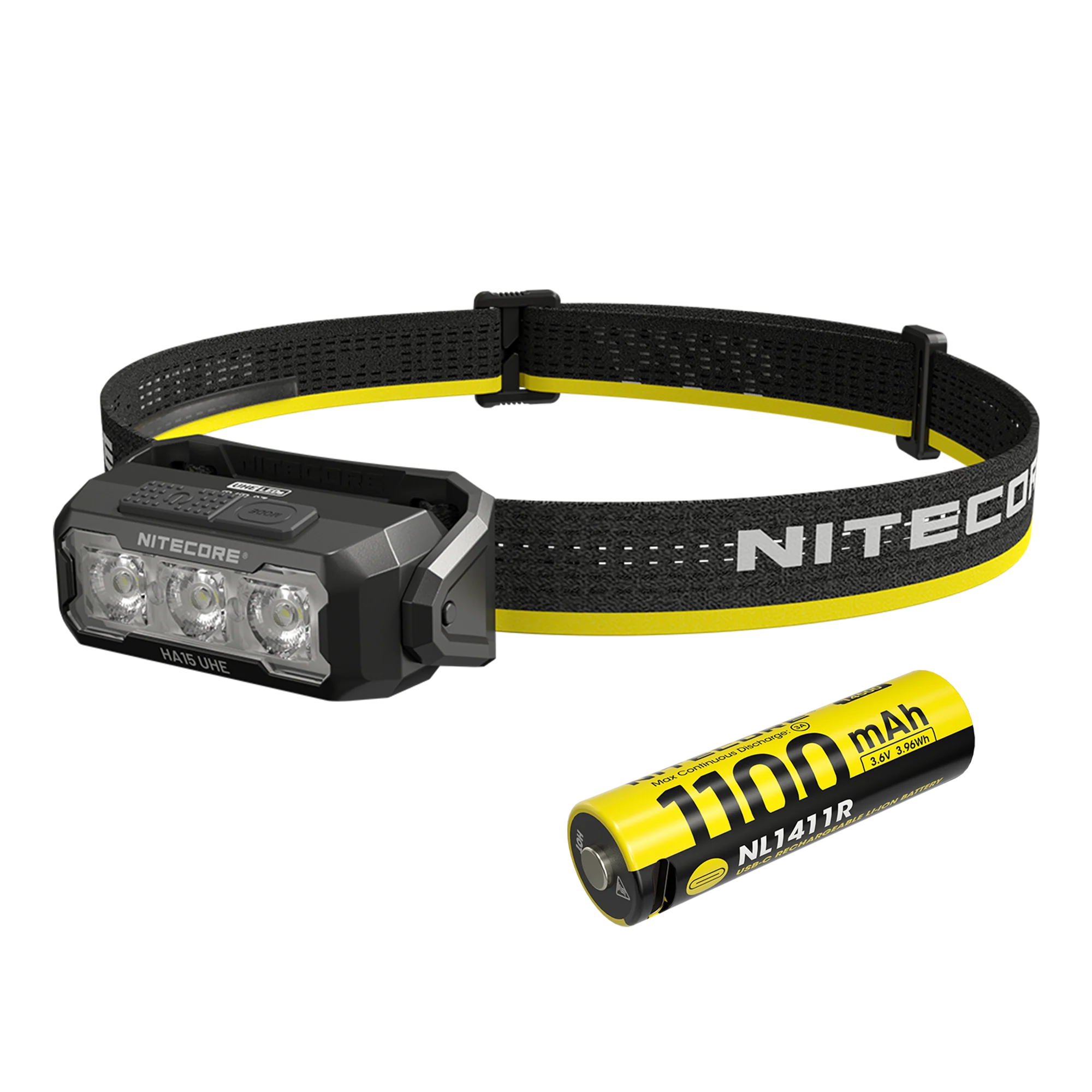 Nitecore HA15 UHE Lightweight Headlamp + NL1411R Battery