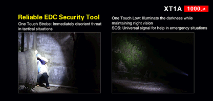 Klarus Tactical EDC Flashlight XT1A Flashlight Klarus 