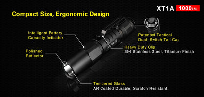 Klarus Tactical EDC Flashlight XT1A Flashlight Klarus 