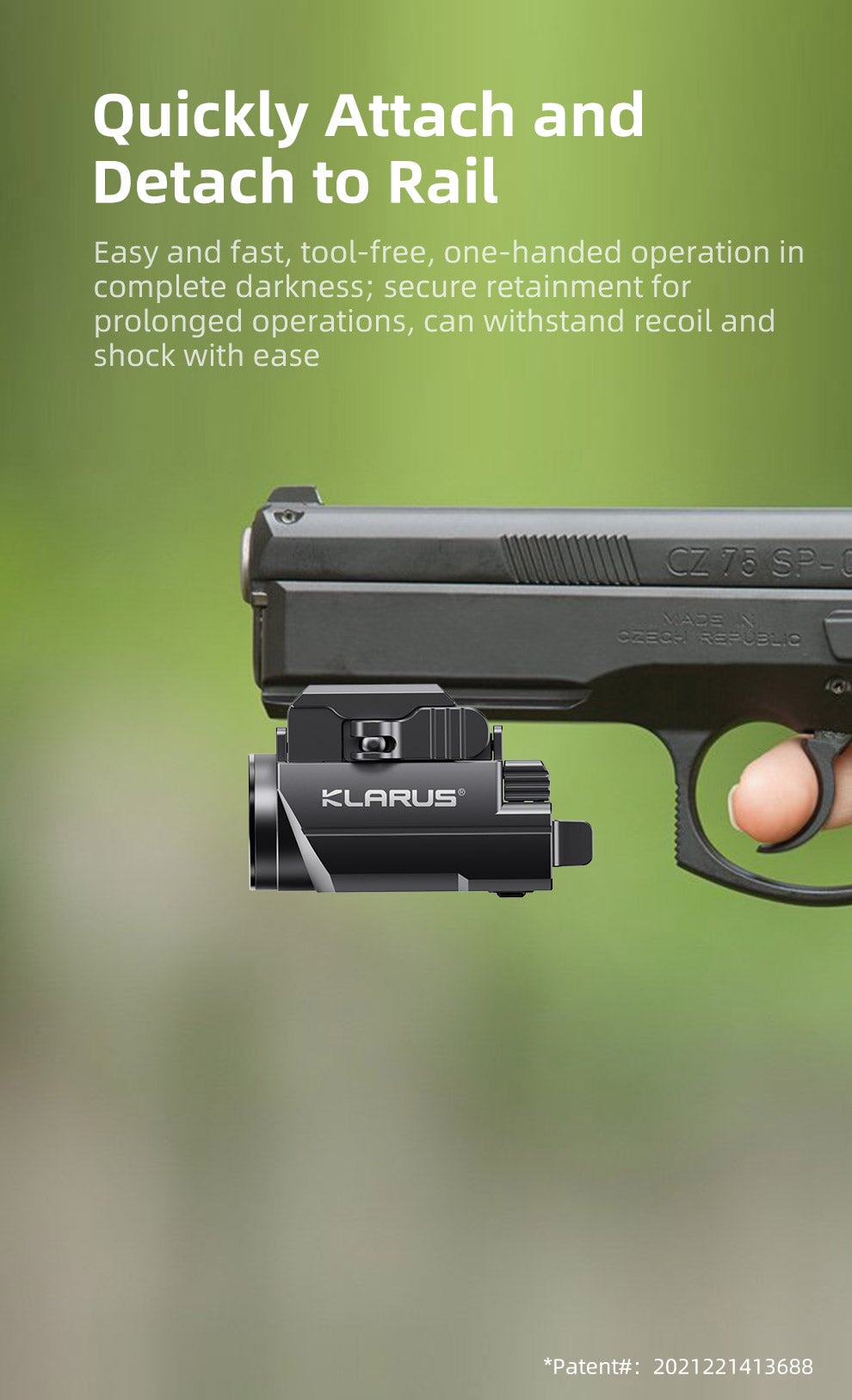 Klarus Tactical Rail Light GL2