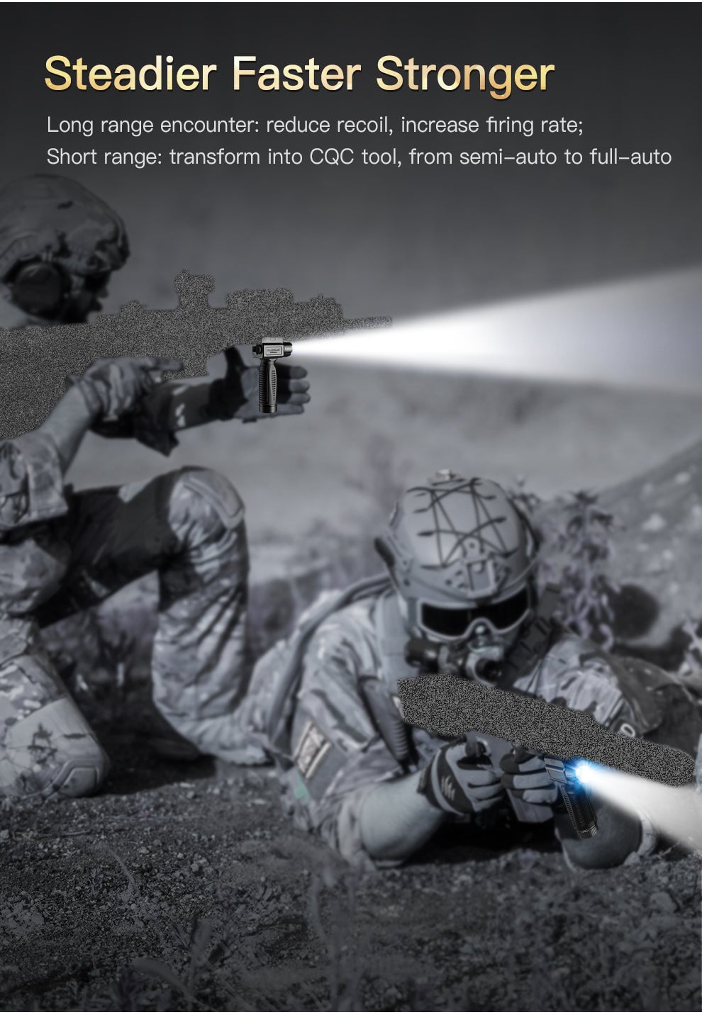 Klarus Vertical Tactical Foregrip Flashlight GL5