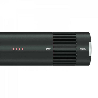 Knog PWR Trail 600 lumens bicycle light set with Blinder V Bolt rear light for road, trail, and night cycling