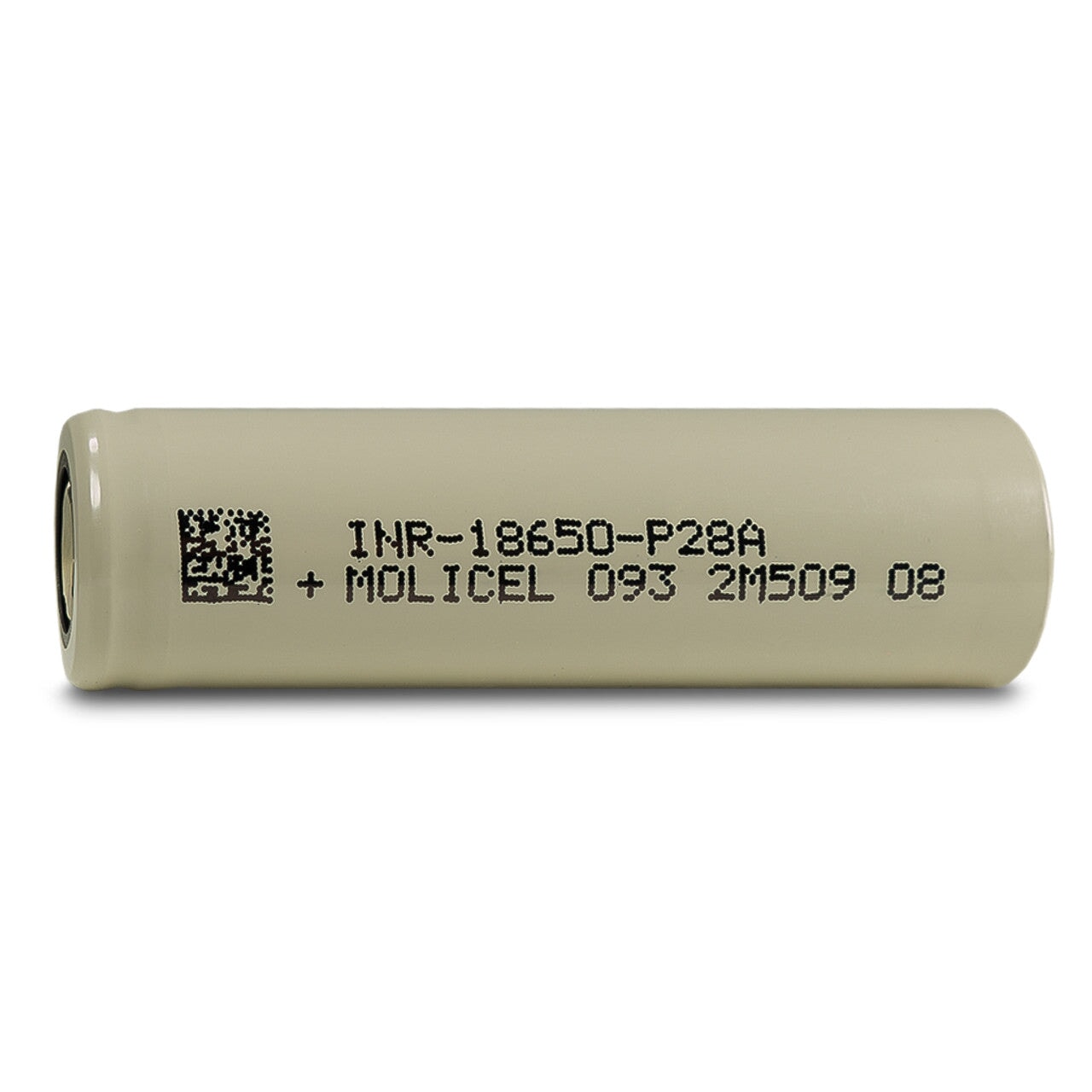 Molicel P28A 18650 flat top 2800mAh high-drain rechargeable Li-ion battery for flashlights, vapes, and electronic devices