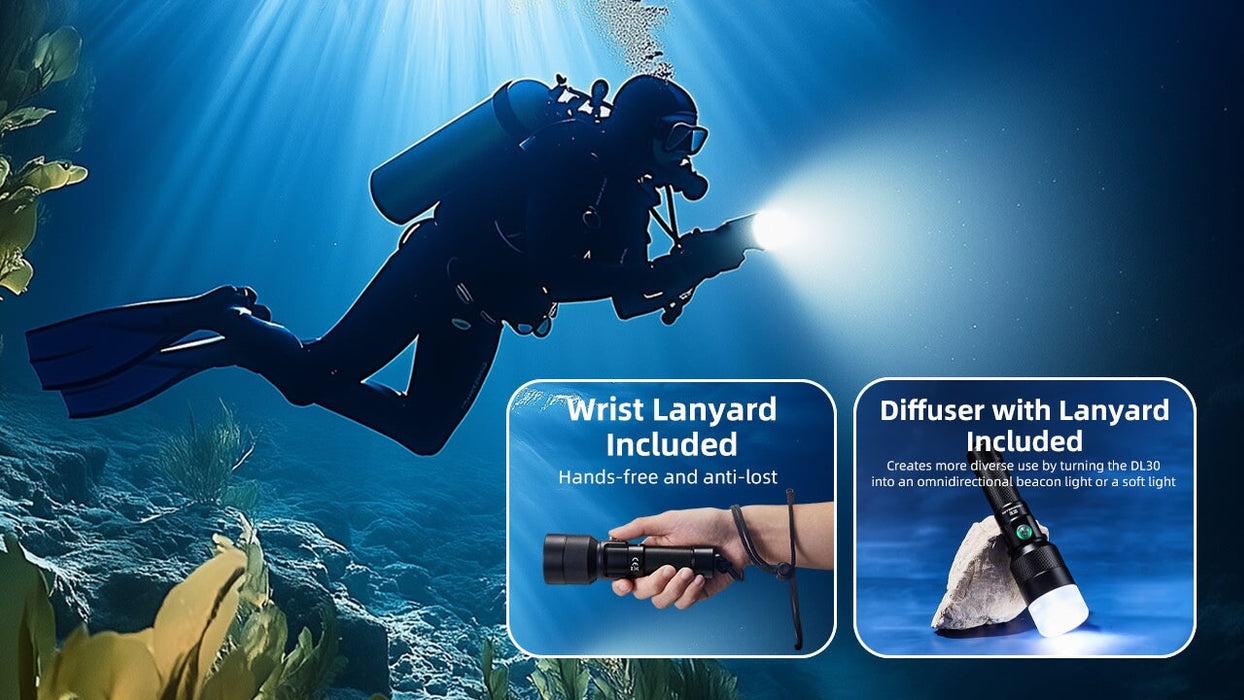 Nitecore DL 30 1100 Lumens Diving Flashlight ***Will ship around May 18th*** Flashlight Nitecore 
