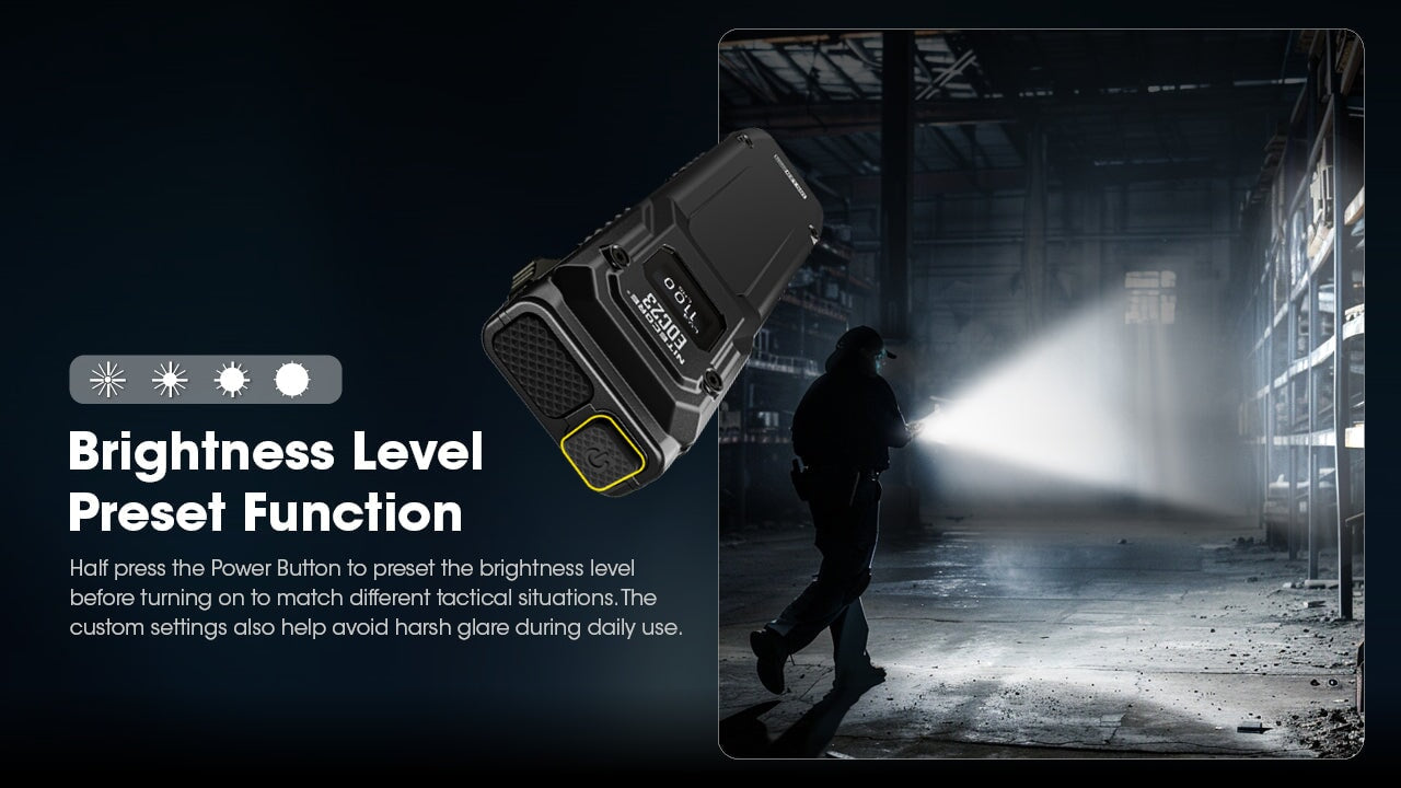 Nitecore EDC23 2500 Lumen Rechargeable EDC Flashlight Flashlight Nitecore 