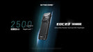Nitecore EDC23 2500 Lumen Rechargeable EDC Flashlight Flashlight Nitecore 