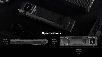 Nitecore EDC29 6500 Lumen USB-C Rechargeable Flat EDC Flashlight FlashLightWorld Canada 