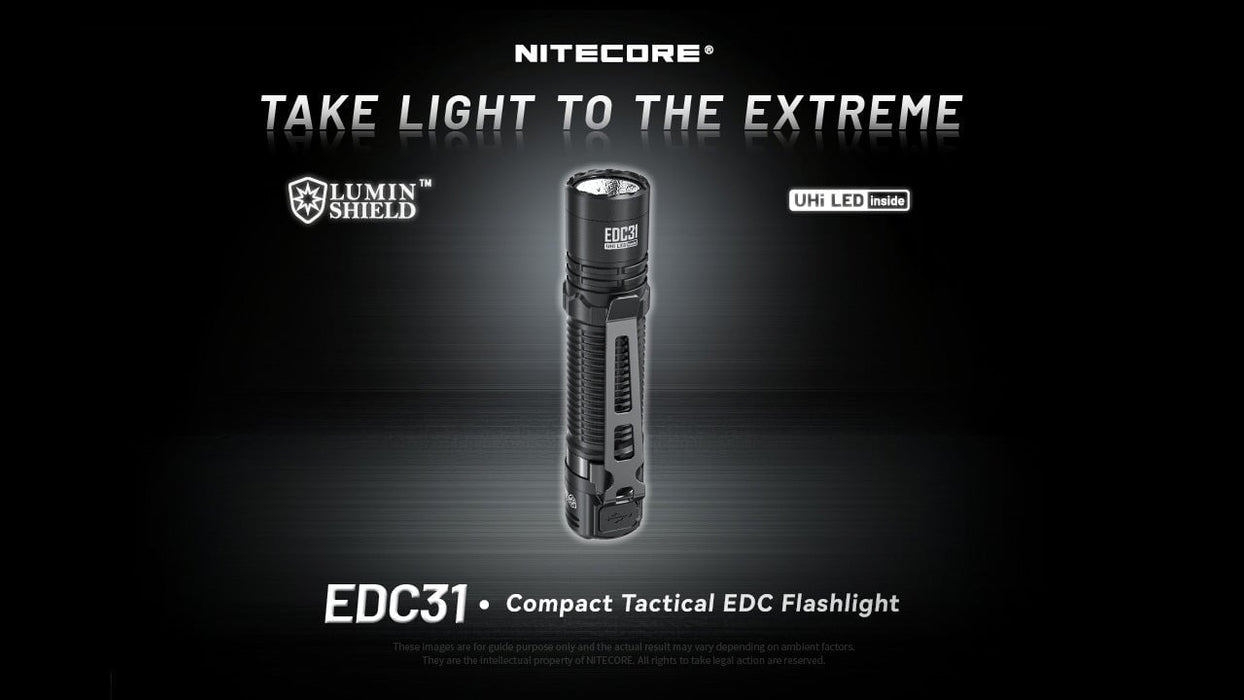 Nitecore EDC31 3500 Lumen Rechargeable EDC Flashlight Flashlight Nitecore 